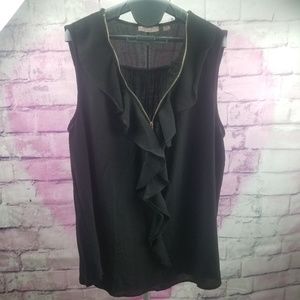 NWOT Black Sleeveless Top Size 2x